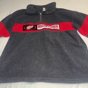 CCm Detroit Redding Hockeytown Quarter Pullover Size Small